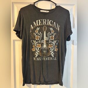 Altar'd State Charcoal American Music Festival Tee